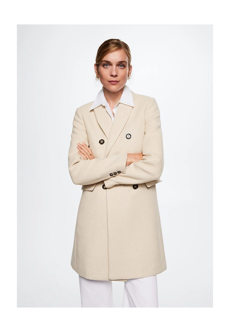 Mango Wool Double-Breasted Coat 11 Mango Wool Double-Breasted Coat - Image 9