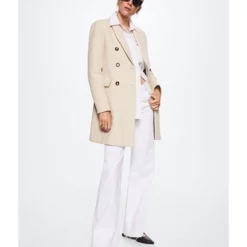 Mango Wool Double-Breasted Coat 30 Mango Wool Double-Breasted Coat -Mango popular store mango 2630 8015626 13