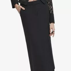 Mango Pencil Wool-Blend Skirt