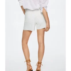 Mango Relaxed-Fit Denim Shorts -Mango popular store mango 2856 2068126 2