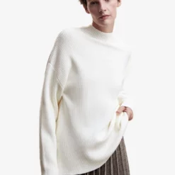 Mango Turtleneck Knit Sweater