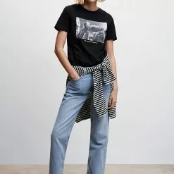 Mango E.T. Short Sleeve T-Shirt 13 Mango E.T. Short Sleeve T-Shirt -Mango popular store mango 2918 2142636 5