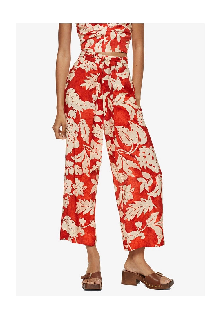 Mango Flowy Printed Trousers 3 Mango Flowy Printed Trousers