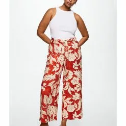 Mango Flowy Printed Trousers 11 Mango Flowy Printed Trousers -Mango popular store mango 2952 9430816 2