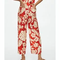 Mango Flowy Printed Trousers 12 Mango Flowy Printed Trousers -Mango popular store mango 2953 9430816 3