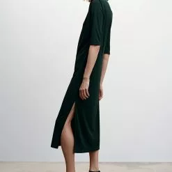 Mango Short Sleeve Dress With Shoulder Pads -Mango popular store mango 2956 0952636 5