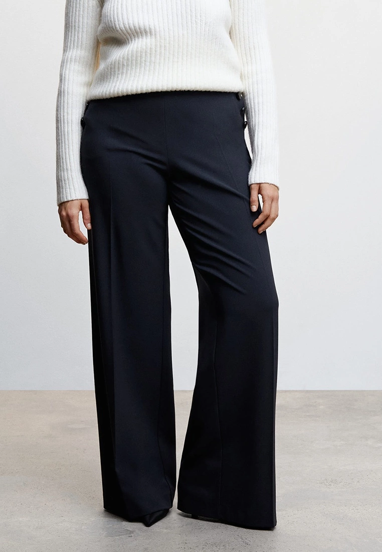 Mango Side Buttons Trousers 4 Mango Side Buttons Trousers - Image 2