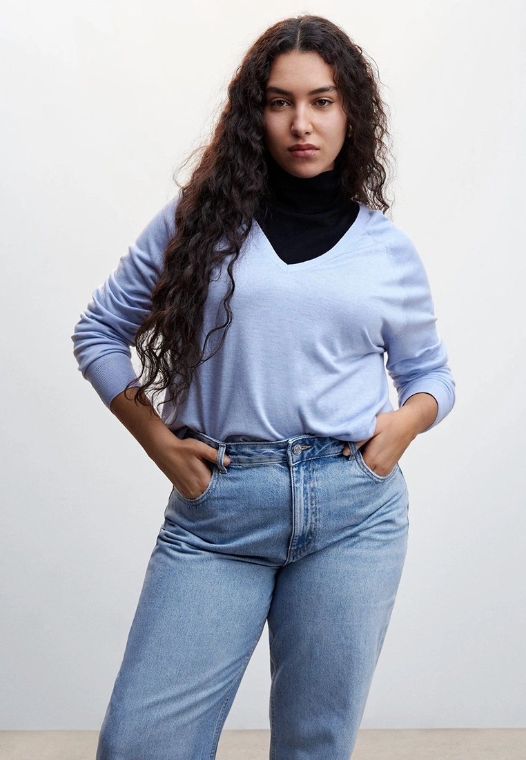 Mango Wide Leg Frayed Jeans 4 Mango Wide Leg Frayed Jeans - Image 2