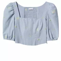 Mango Floral Embroidered Blouse -Mango popular store mango 2982 3862636 7