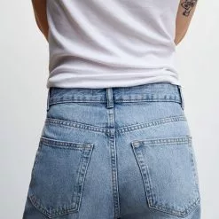 Mango Wide Leg Frayed Jeans 14 Mango Wide Leg Frayed Jeans -Mango popular store mango 2982 9881046 5