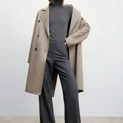 Mango Ribbed High Neck T-Shirt -Mango popular store mango 2984 7362636 4