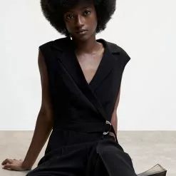 Mango Belt Wrap Jumpsuit -Mango popular store mango 2988 8581046 5