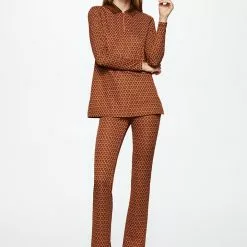 Mango Zip Neck Polo Shirt -Mango popular store mango 2989 3471036 4