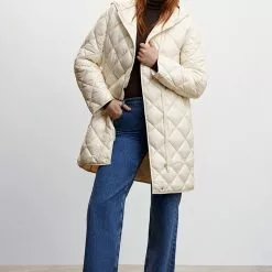 Mango Hood Quilted Coat 16 Mango Hood Quilted Coat -Mango popular store mango 2994 0181046 7