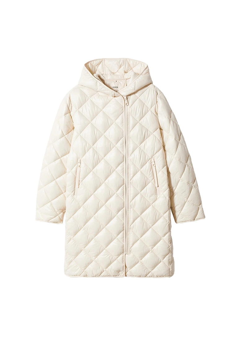 Mango Hood Quilted Coat 10 Mango Hood Quilted Coat - Image 8