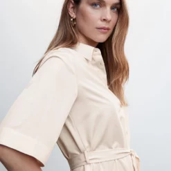 Mango Bow Shirt Dress -Mango popular store mango 3007 1462636 3