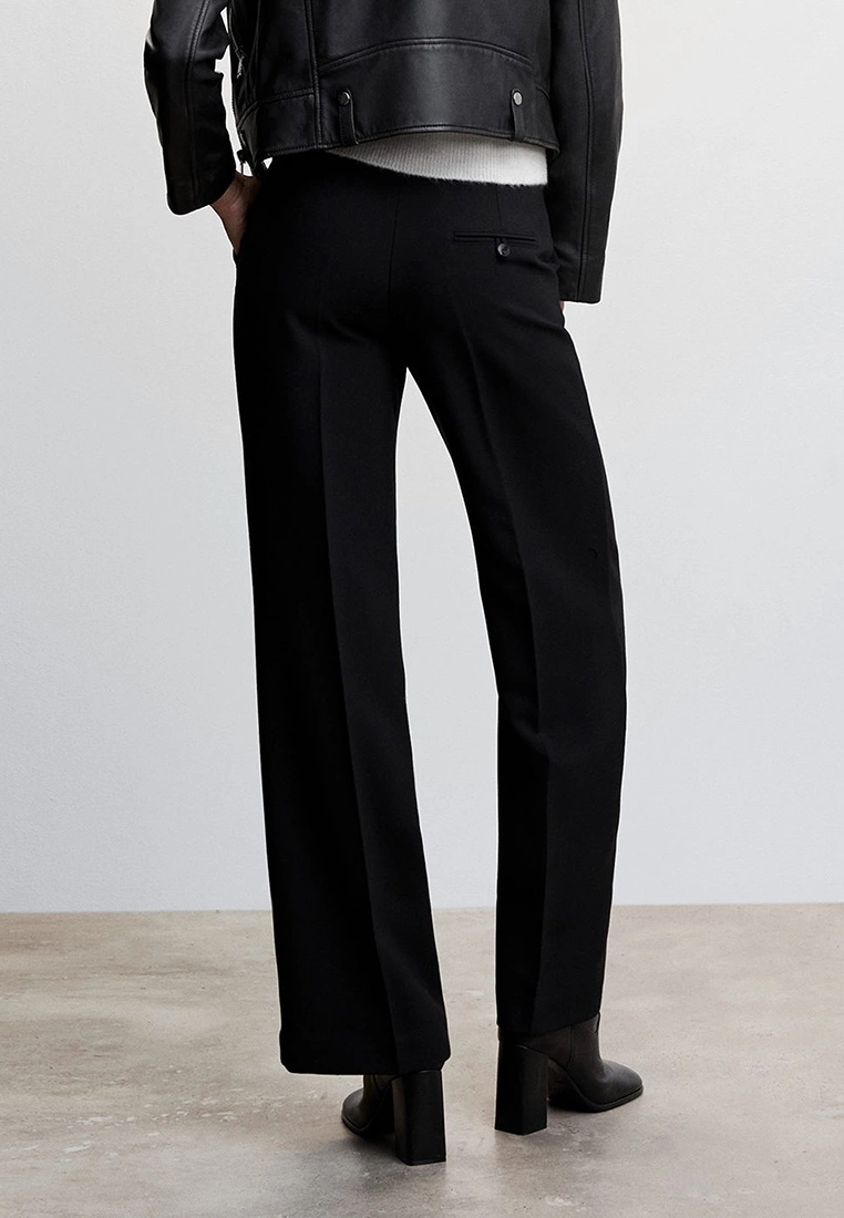 Mango Flowy Palazzo Trousers 4 Mango Flowy Palazzo Trousers - Image 2