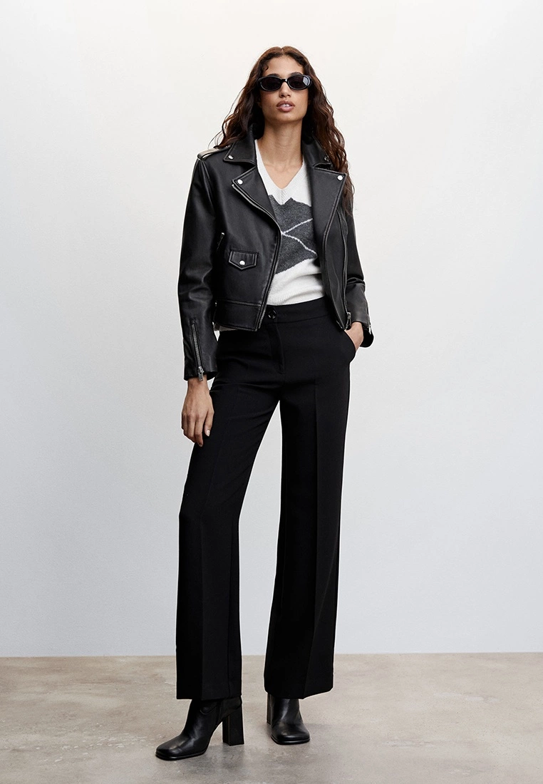 Mango Flowy Palazzo Trousers 7 Mango Flowy Palazzo Trousers - Image 5