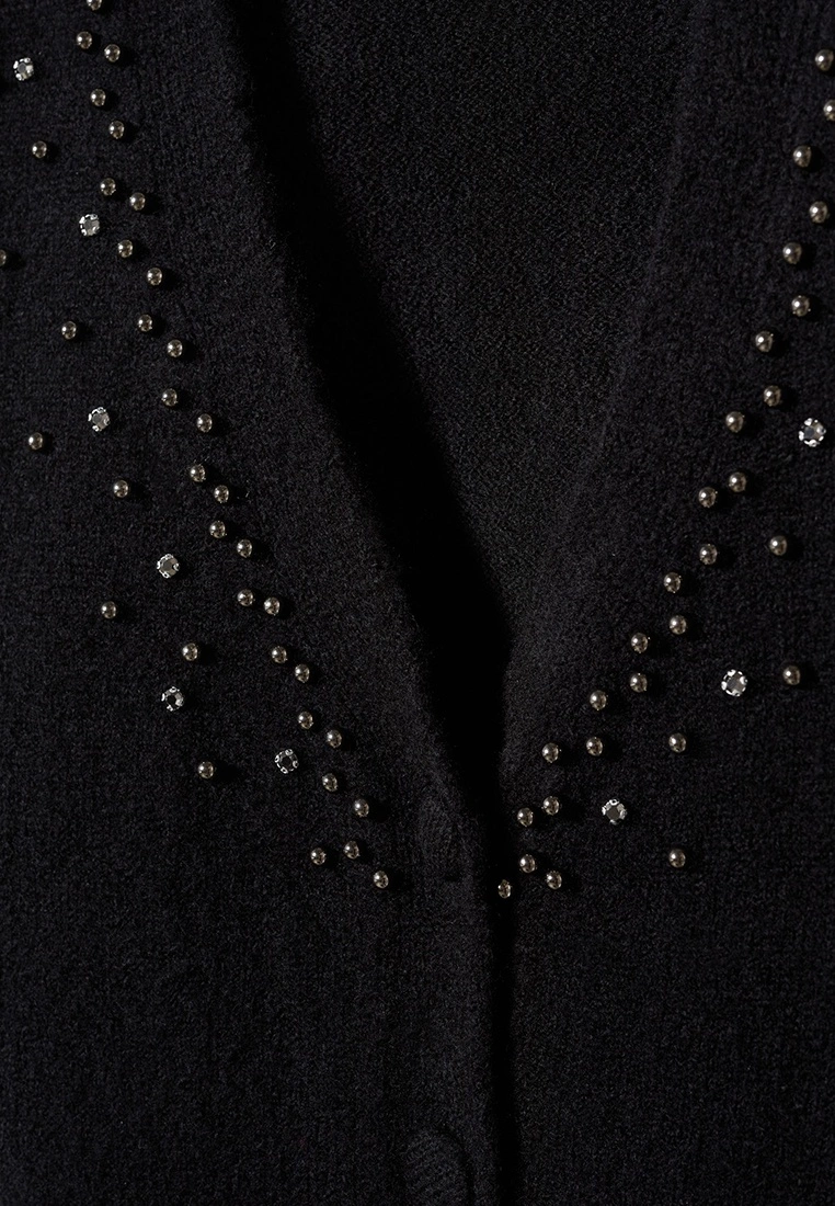 Mango Knitted Cardigan With Metallic Details 7 Mango Knitted Cardigan With Metallic Details - Image 5