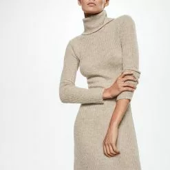Mango Knitted Turtleneck Dress -Mango popular store mango 3019 6760036 3