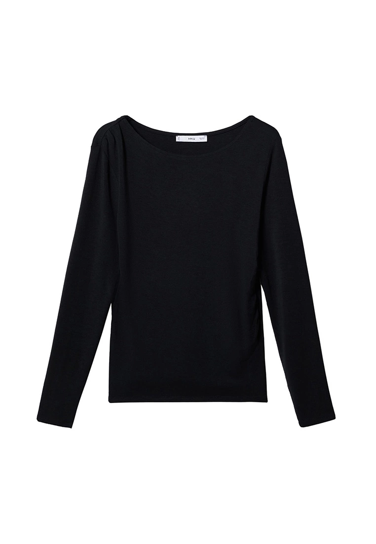 Mango Ruched Detail T-Shirt 8 Mango Ruched Detail T-Shirt - Image 6