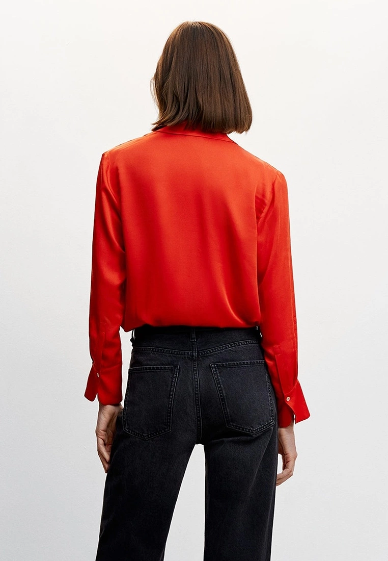 Mango Lapels Flowy Shirt 4 Mango Lapels Flowy Shirt - Image 2