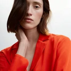 Mango Lapels Flowy Shirt 10 Mango Lapels Flowy Shirt -Mango popular store mango 3024 4881046 3