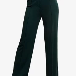 Mango Seam-Detail Straight-Fit Trousers