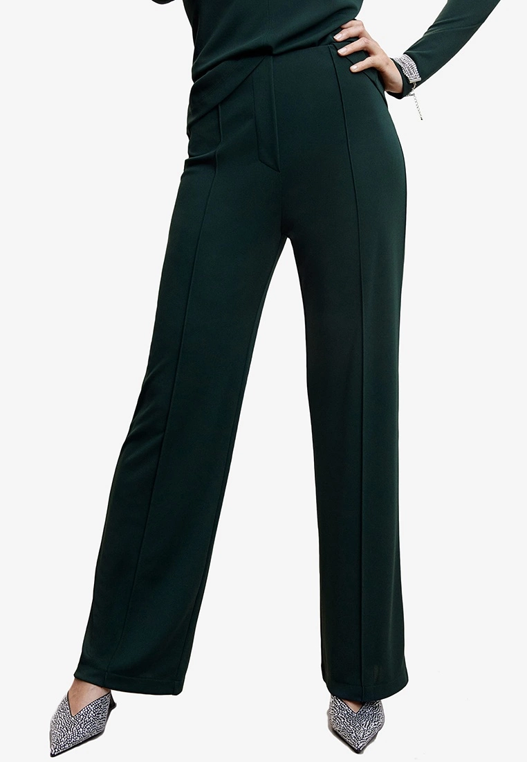 Mango Seam-Detail Straight-Fit Trousers 3 Mango Seam-Detail Straight-Fit Trousers