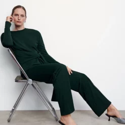 Mango Seam-Detail Straight-Fit Trousers 12 Mango Seam-Detail Straight-Fit Trousers -Mango popular store mango 3026 6562636 5