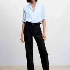 Mango Lapels Flowy Shirt -Mango popular store mango 3028 5081046 5