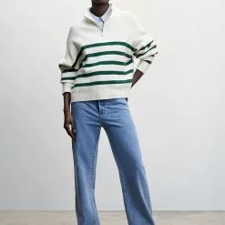 Mango Striped Knit Sweater 15 Mango Striped Knit Sweater -Mango popular store mango 3032 8971046 6