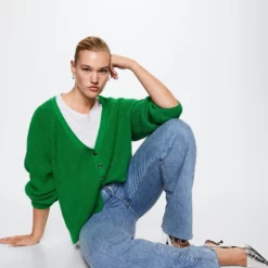 Mango Button Knit Cardigan -Mango popular store mango 3038 6960036 7