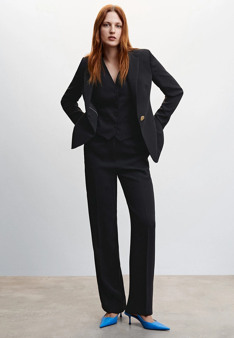 Mango Buttoned Suit Blazer 7 Mango Buttoned Suit Blazer - Image 5