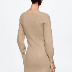 Mango Puffed Sleeves Knit Dress -Mango popular store mango 3041 2861036 2