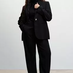 Mango Buttoned Suit Blazer 15 Mango Buttoned Suit Blazer -Mango popular store mango 3041 3981046 6