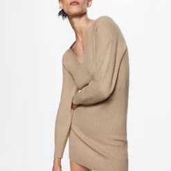 Mango Puffed Sleeves Knit Dress -Mango popular store mango 3043 2861036 5