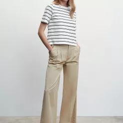 Mango Stripe T-Shirt -Mango popular store mango 3051 6752636 4