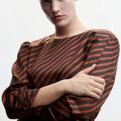 Mango Flowy Striped Dress -Mango popular store mango 3054 6552636 7