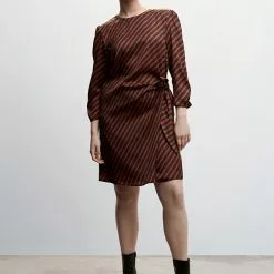 Mango Flowy Striped Dress -Mango popular store mango 3054 6552636 8