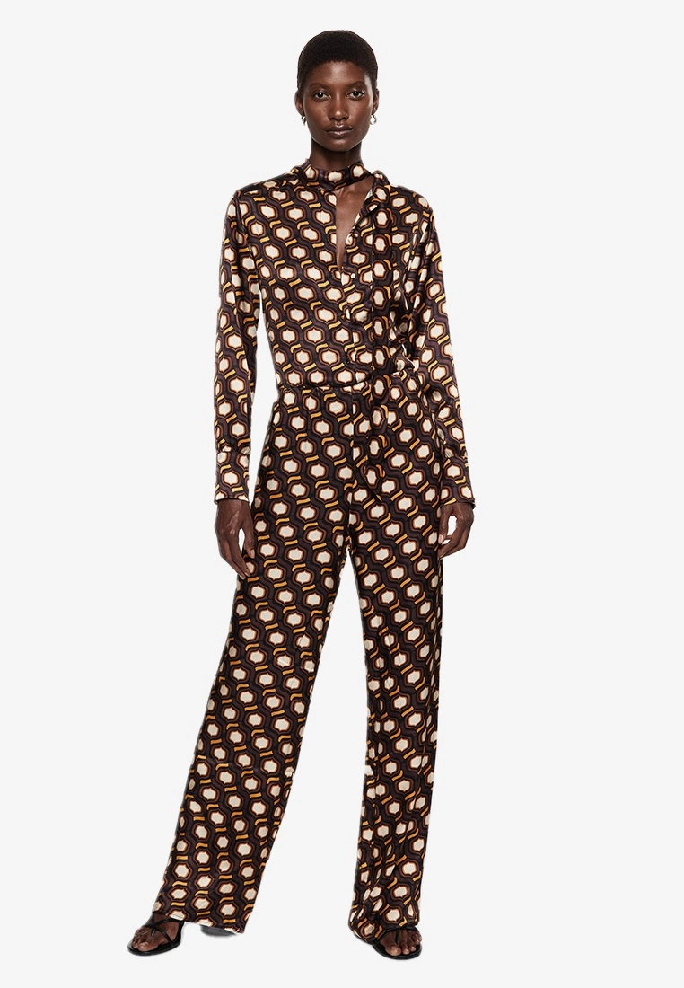 Mango Fluid Printed Jumpsuit 3 Mango Fluid Printed Jumpsuit
