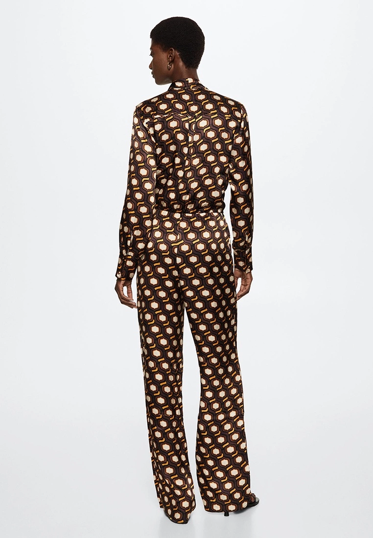 Mango Fluid Printed Jumpsuit 4 Mango Fluid Printed Jumpsuit - Image 2