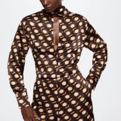 Mango Fluid Printed Jumpsuit 10 Mango Fluid Printed Jumpsuit -Mango popular store mango 3055 4170036 3