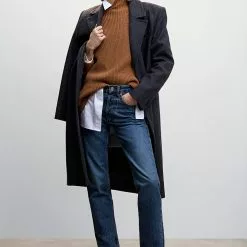 Mango High Collar Ribbed Knit Sweater 12 Mango High Collar Ribbed Knit Sweater -Mango popular store mango 3056 0362636 5