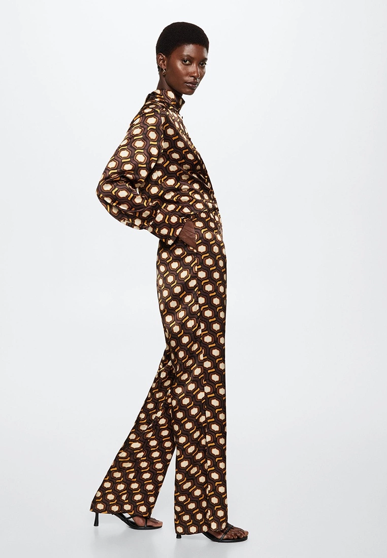 Mango Fluid Printed Jumpsuit 6 Mango Fluid Printed Jumpsuit - Image 4
