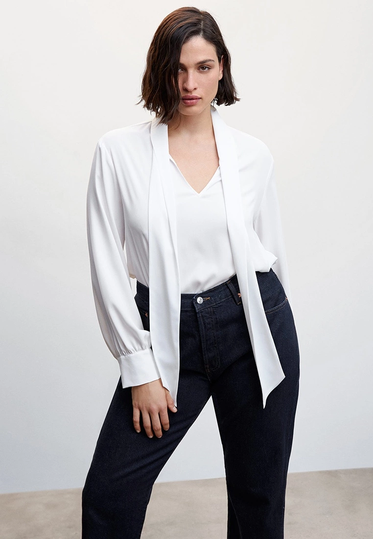 Mango Lace Flowy Blouse 4 Mango Lace Flowy Blouse - Image 2