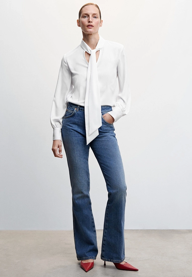 Mango Lace Flowy Blouse 7 Mango Lace Flowy Blouse - Image 5