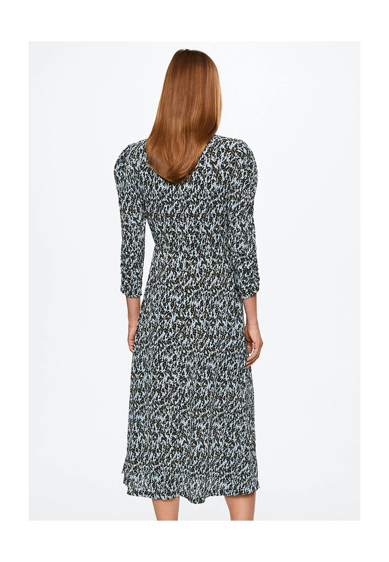 Mango Printed Pleated Dress 4 Mango Printed Pleated Dress - Image 2