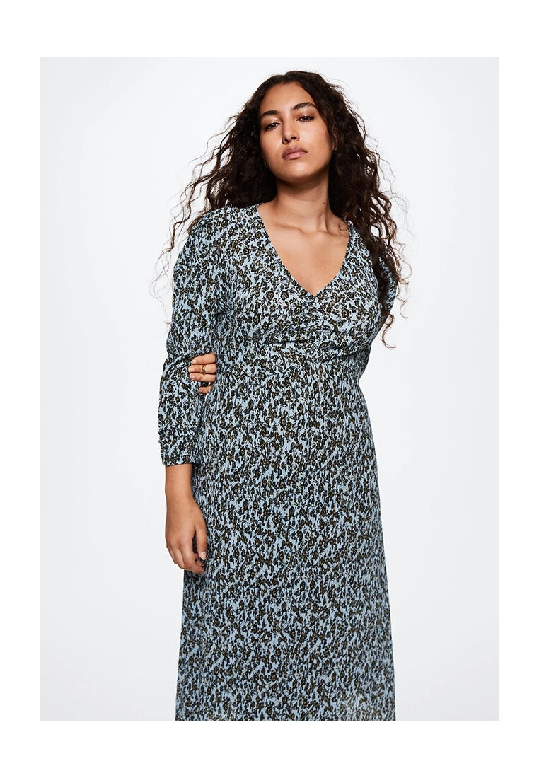 Mango Printed Pleated Dress 5 Mango Printed Pleated Dress - Image 3