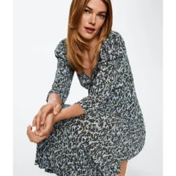 Mango Printed Pleated Dress 15 Mango Printed Pleated Dress -Mango popular store mango 3064 0767426 5